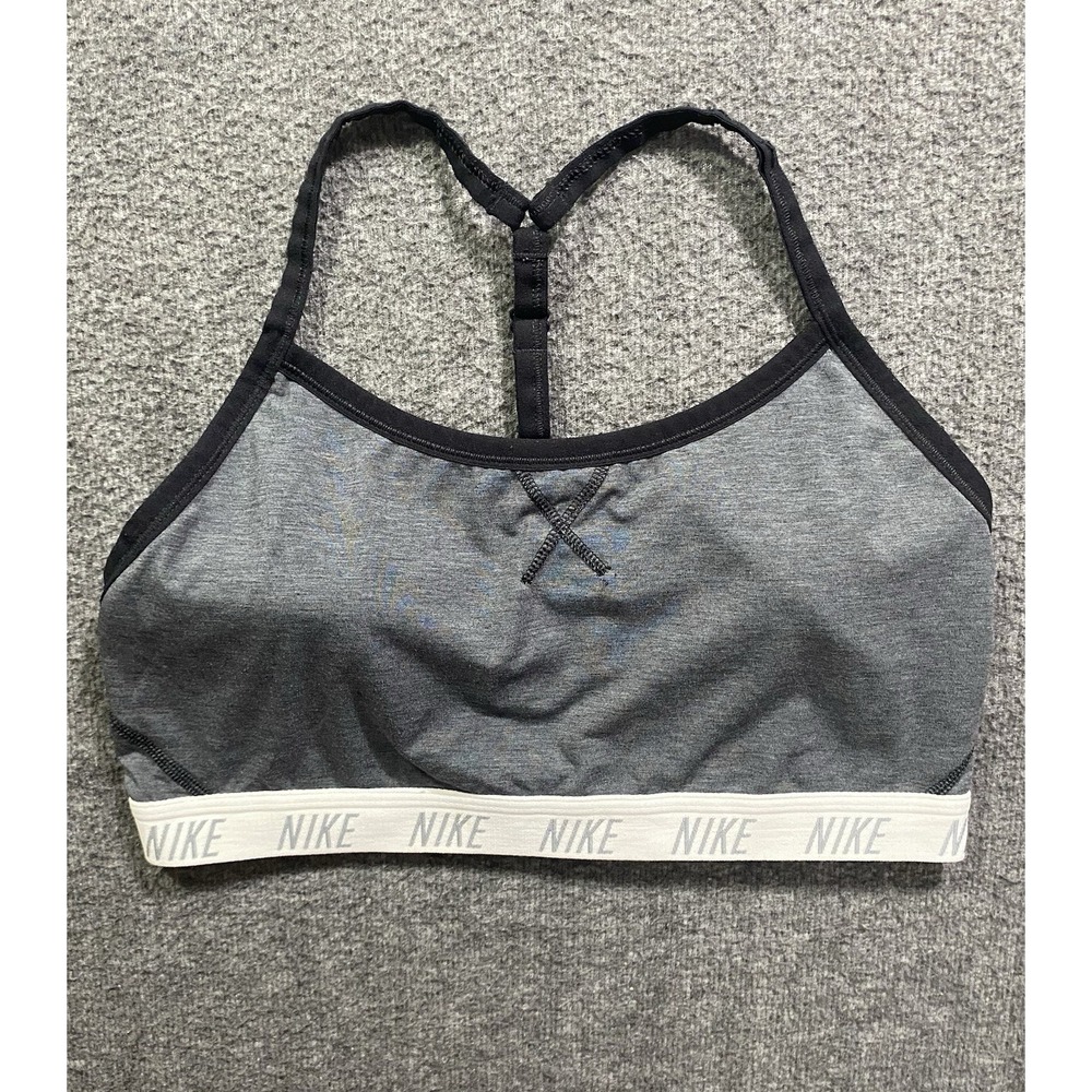Nike Soft Bra Medium Support Not Padded Women's Gray Size XL